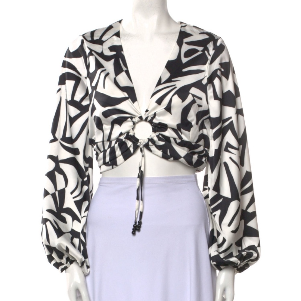 NWT Caroline Constas Crop Top